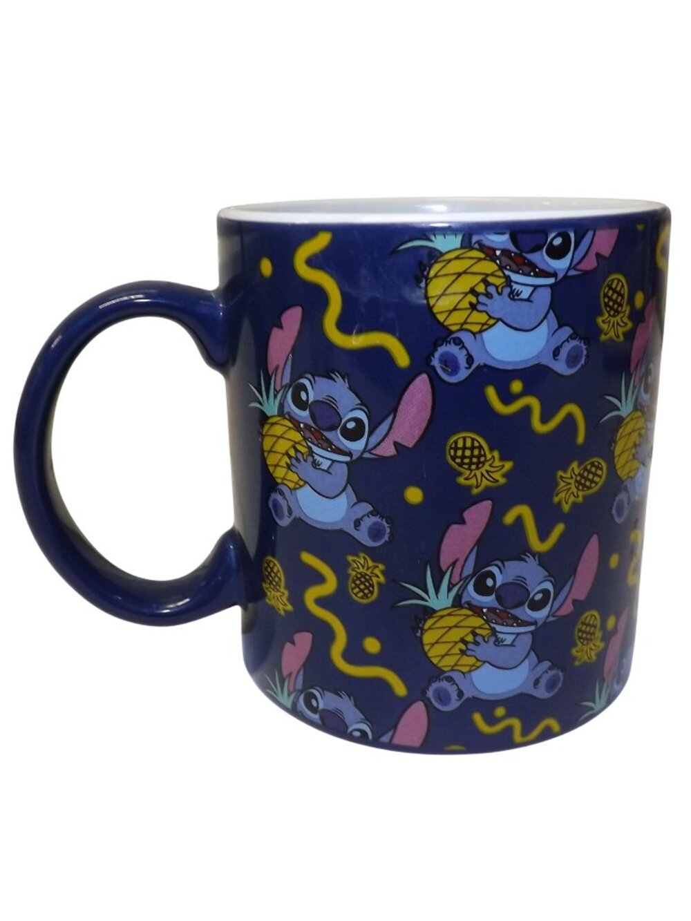 Disney Stitch Pineapple Ceramic Mug Zak! Design 20oz Microwave & Dishwasher Safe